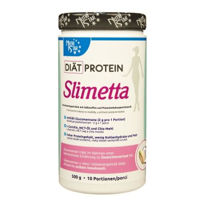 Nutristar Diät Protein SLIMETTA nápoj 500 g pistác/kokos