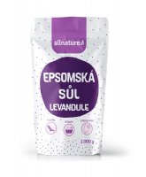 Allnature Epsomská sůl Levandule 1000 g