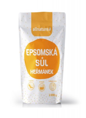 Allnature Epsomská sůl Heřmánek 1000 g