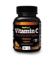 Vitamin C 500 mg Imunita komplex kurkuma + zázvor 60 tablet