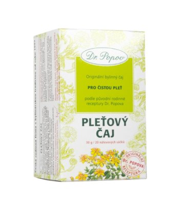 Dr. Popov Pleťový čaj porcovaný čaj 20x1,5 g