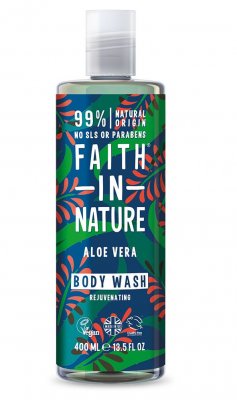 Faith In Nature sprchový gel s BIO Aloe Vera 400 ml