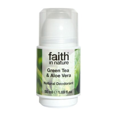 Faith in Nature Kuličkový deodorant pro ženy Green Tea 50 ml