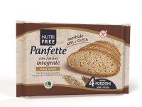 Nutrifree Bezlepkový celozrnný krájený chléb Panfette 340 g