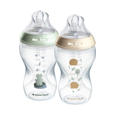 Tommee Tippee C2N 3m+ 340 ml kojenecká láhev 2 ks růžová