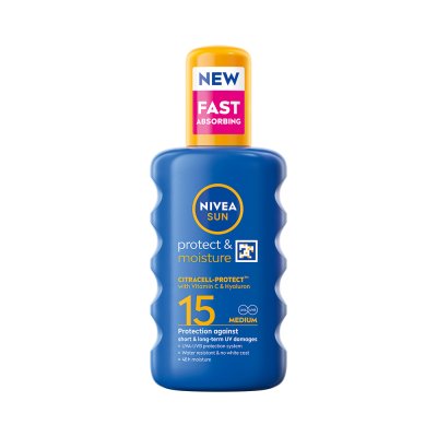 NIVEA SUN Sprej na opalování OF15 200 ml