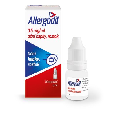 ALLERGODIL OČNÍ KAPKY - 0,5MG/ML OPH GTT SOL 6ML