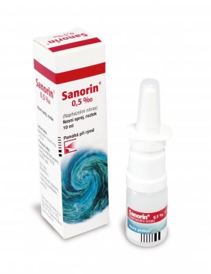 Sanorin 0,5‰ nosní sprej 10 ml