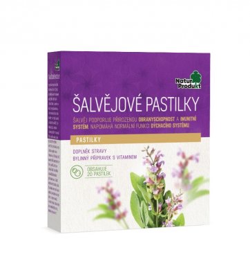 Naturprodukt Šalvějové pastilky (3805182)