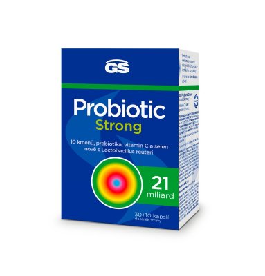 GS Probiotic Strong 30 + 10 kapslí