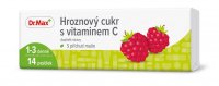 Dr.Max Hroznový cukr s vitaminem C malina 14 pastilek