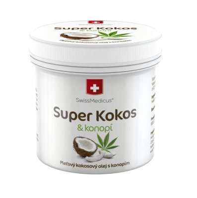 Herbamedicus kokosový olej Super Kokos s konopím 150 ml