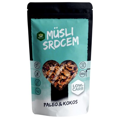 Topnatur Müsli srdcem Paleo&Kokos Low Carb 350g