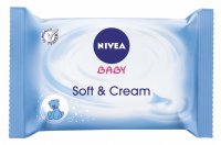 Nivea Baby Soft & Cream čisticí ubrousky pro děti 63 ks