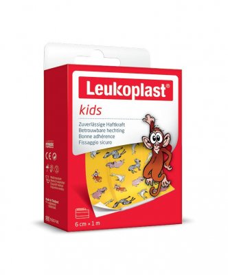 Leukoplast Kids Náplast dětská 6 cm x 1 m role 1 ks