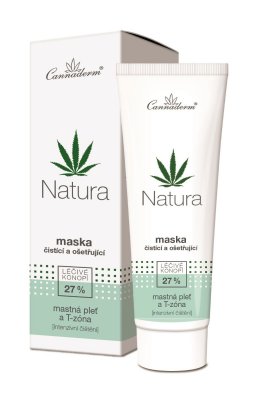 Cannaderm NATURA čistící a ošetřující maska 75g Cannaderm NATURA čistící a ošetřující maska 75g