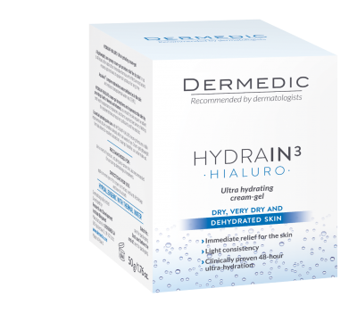 Dermedic Hydrain3 Hialuro hloubkově hydratační krém SPF 15 50 g