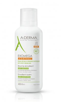 A-Derma Exomega Control emolienční balzám pro suchou kůži se sklonem k atopii 400 ml