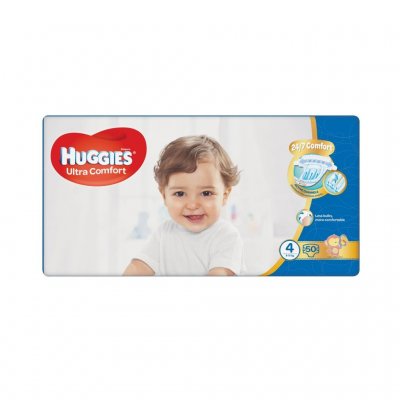 Huggies Ultra Comfort Jumbo vel. 4 8-14 kg dětské plenky 50 ks