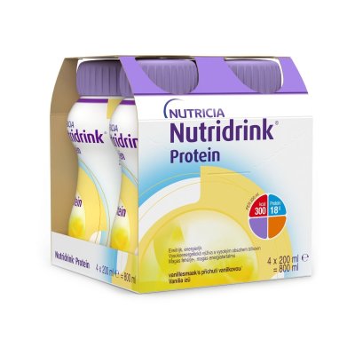 NUTRIDRINK PROTEIN S PŘÍCHUTÍ VANILKOVOU POR SOL 4X200ML