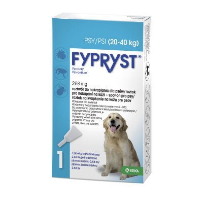 Fypryst Dogs spot-on pro psy 1x2.68ml