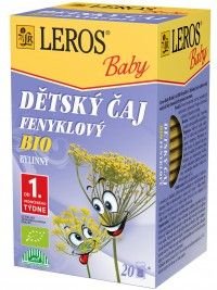 Leros Baby BIO Fenyklový dětský čaj 20x1,5 g
