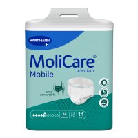 KALHOTKY NAVLÉKACÍ MOLICARE MOBILE 5 KAPEK M BOKY 80-120CM,1154ML,14KS