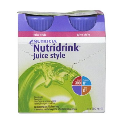 Nutridrink Juice Style jablko 4x200 ml