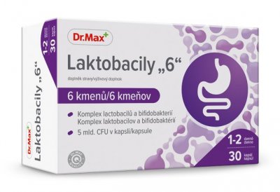 Dr. Max Laktobacily 6 30 kapslí