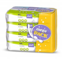 Bella Baby Happy Čistící ubrousky Classic mega pack 4x64 ks