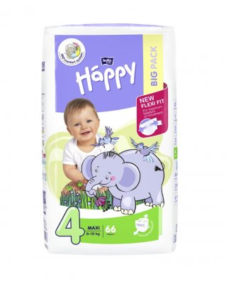 Bella Happy Maxi Big Pack 8-18 kg 66 ks