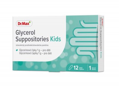Dr. Max Glycerol Suppositories For Kids 12 čípků