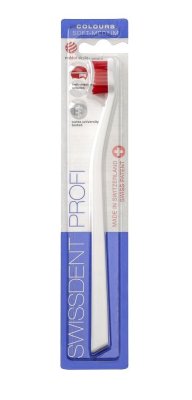 SWISSDENT Colours Zubná kefka Soft-Medium čierna