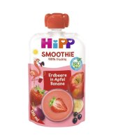 HiPP BIO Smoothie Jablko Banán Červené ovoce 120 g
