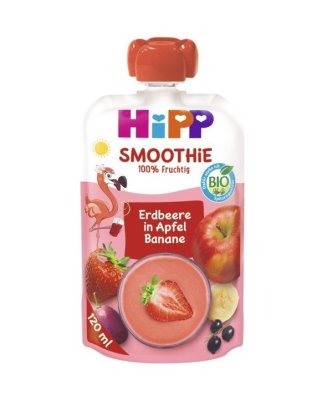 HiPP BIO Smoothie Jablko Banán Červené ovoce 120 g