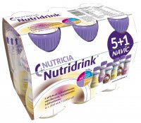 Nutridrink mix příchutí balíček 6x200 ml