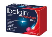 Ibalgin Rapidcaps 400 mg 30 měkkých tobolek