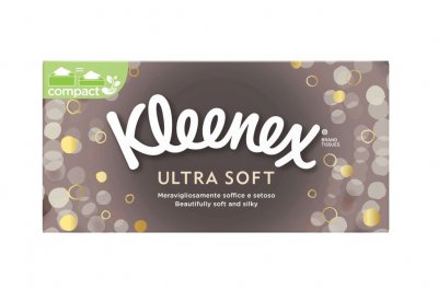 Kleenex Ultra Soft kapesníky papírové box 80 ks