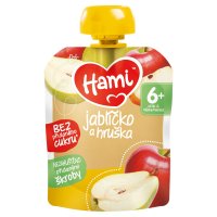 Hami Příkrm ovocná kapsička Jablíčko a hruška 90 g