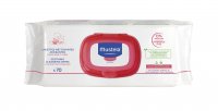 Mustela Bébé zklidňující čisticí ubrousky pro děti 70 ks