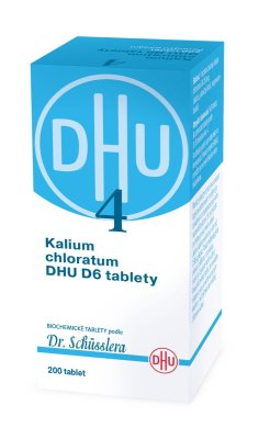 KALIUM CHLORATUM DHU D5-D30 neobalené tablety 200