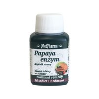 MedPharma Papaya enzym cucavé pastilky bez cukru 37 tablet