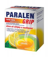 Paralen Grip Horký nápoj citron 12 sáčků