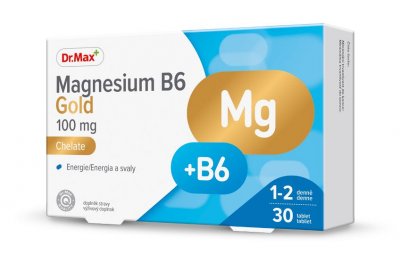 Dr.Max Magnesium B6 Gold 30 tablet cena od 199 Kč | Nonstop lékarna