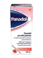 Panadol pro děti Jahoda perorální suspenze 100 ml