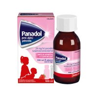 Panadol pro děti Jahoda 24mg/ml perorální suspenze 100 ml
