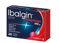 Ibalgin Rapidcaps 400 mg 20 měkkých tobolek