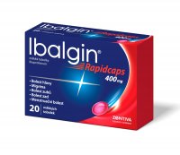 Ibalgin Rapidcaps 400 mg 20 měkkých tobolek