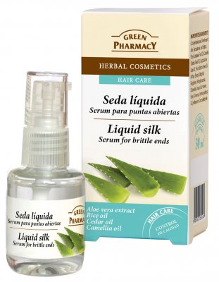 Green Pharmacy Liquid silk sérum pro křehké vlasy 30 ml