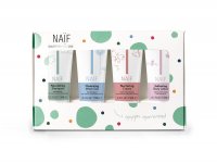 NAIF Set miniatur kosmetiky pro děti a miminka 4x15 ml